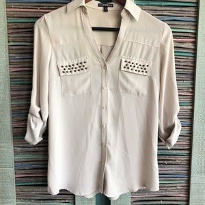 Express metal studded Prortofino shirt